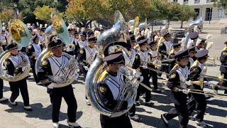 Cal Band march to Memorial Stadium vs. UC Davis 2022 Berkeley California