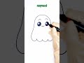 HOW TO DRAW GHOSTY 😂 #shorts