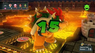 Mario Party 10 - Toad vs Toadette vs Mario vs Luigi vs Bowser - Chaos Castle