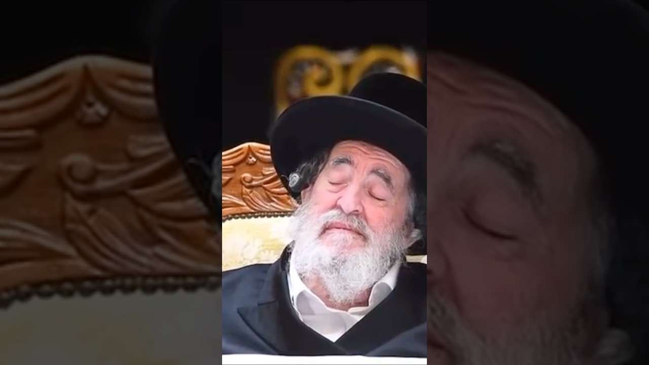 מרן האדמו״ר מויז׳ניץ בעריכת הטיש לרגל הילולת אביו בעל הישועות משה זי״ע