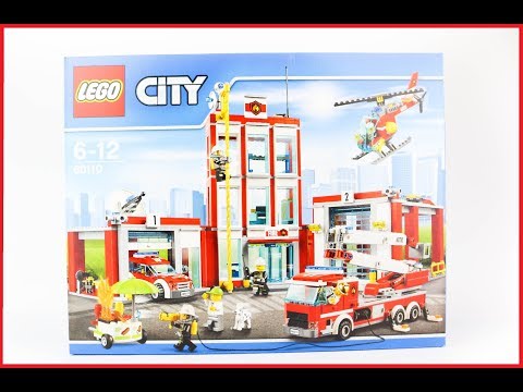 LEGO City Fire Station review! 2019 set 60215. 
