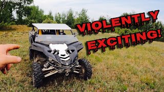 Yamaha YXZ with a snowmobile engine is INSANE!