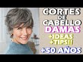 CORTES de CABELLO para DAMAS de +50-60-70-80 años| Modernos y Juveniles 2023💇‍♀️ iDEAS+TIPS!!