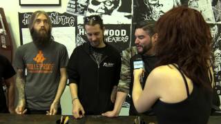 Suicide Silence Tattoos &amp; Fan Signing At Eureka Trading Rebellion: Soundwave TV 2014