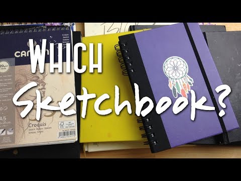 Video: How To Choose The Right Sketchbook For Drawing