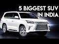 5 BIGGEST SUV CARS IN INDIA | Truck se badi SUVs