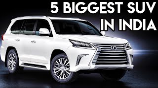 5 BIGGEST SUV CARS IN INDIA | Truck se badi SUVs