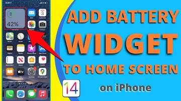 How to Add Battery Percentage Widget on iPhone iOS 14