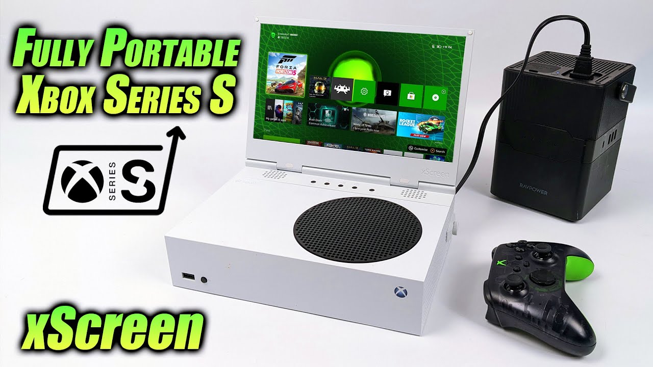 seda sustracción Decisión We Built A Fully Portable Xbox Series S Using The All New xScreen & Battery  Bank! - YouTube