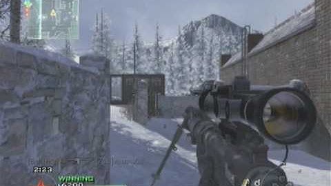 Modern Warfail 2 - 360 failed by claymore