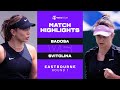 Paula Badosa vs. Elina Svitolina | 2021 Eastbourne Round 1 | WTA Match Highlights