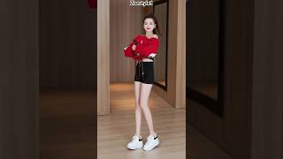 Vintage Women Hoodies Chinese Style Female Pullovers Black Sweatshirts Tops Red M@ZoeStyle1