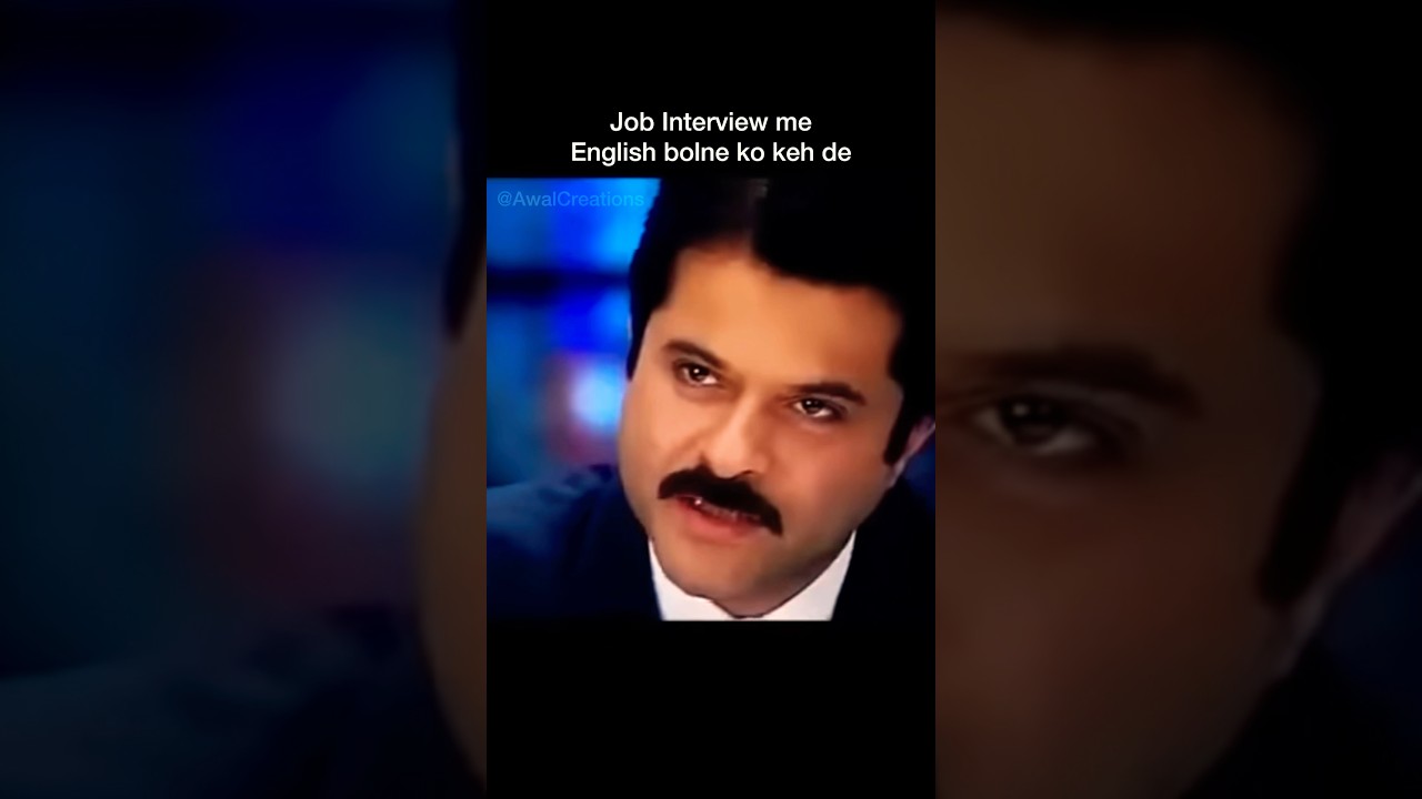 Anil Kapoor ने लगाई Amrish Puri की Class उनका Job Interview लेते हुए English बोलने को कहा #shorts