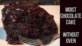 THE EASIEST MOIST CHOCOLATE CAKE RECIPE | NO EGG NO OVEN