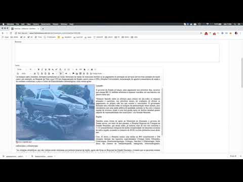 Vídeo: Como Inserir Uma Foto Na Notícia