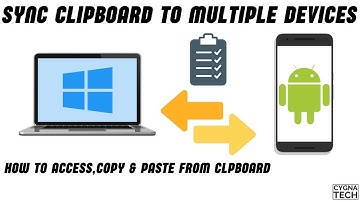 How To Sync Clipboard To Multiple Devices | Open Clipboard On Windows 10 | Copy Paste From Clipboard