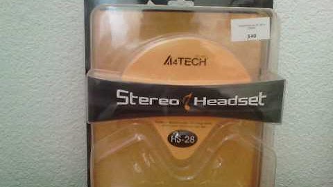 Unboxing a4tech hs-28