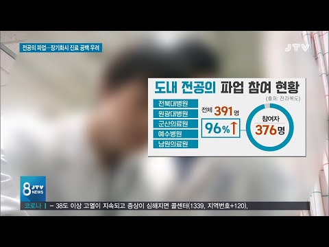 [JTV 8 뉴스] 전공의 파업...<strong>장기화시</strong> 진료 공백 우려
