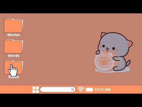 Cute Aesthetic Computer Intro Template| No text & Free | Part One