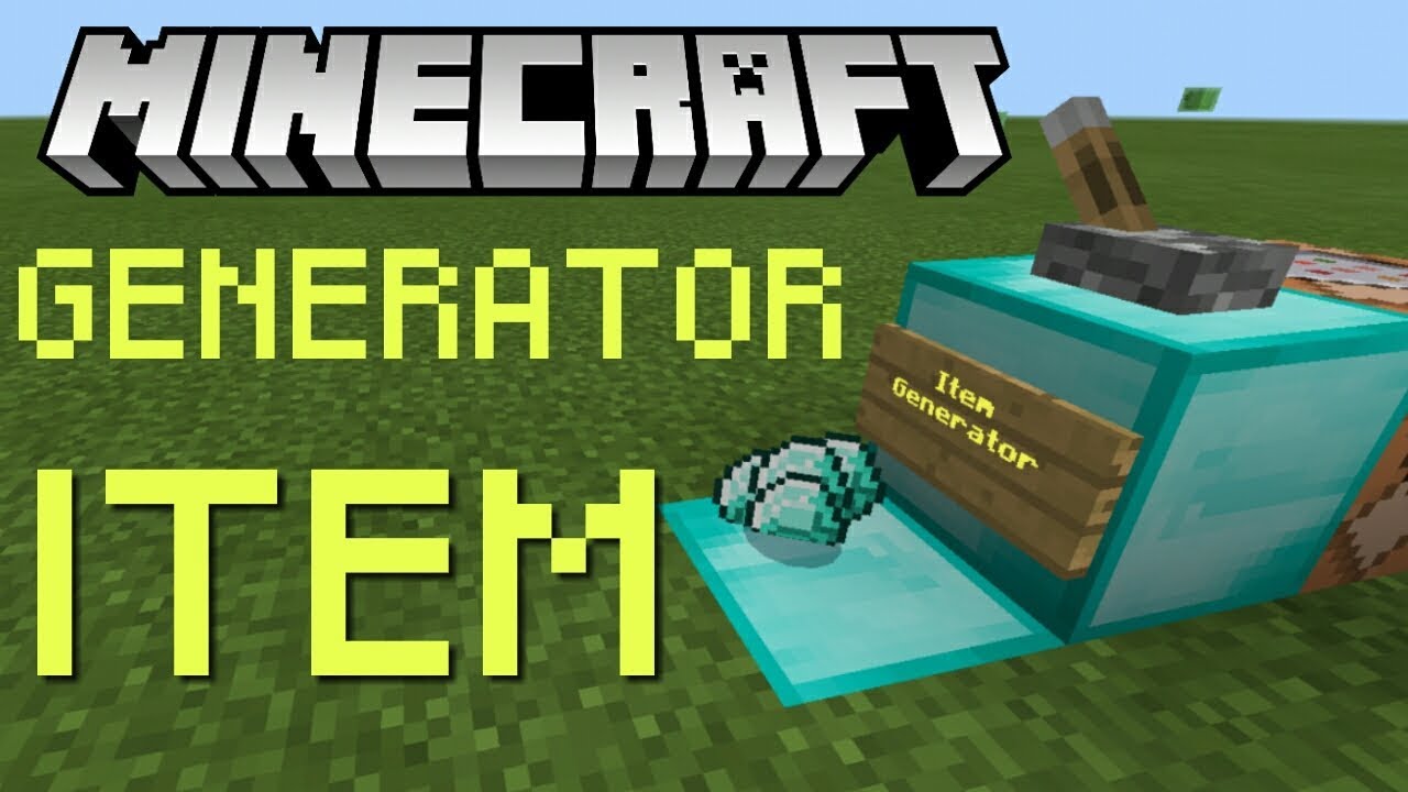 Integrate Look back peaceful How to make an item generator in Minecraft! - YouTube