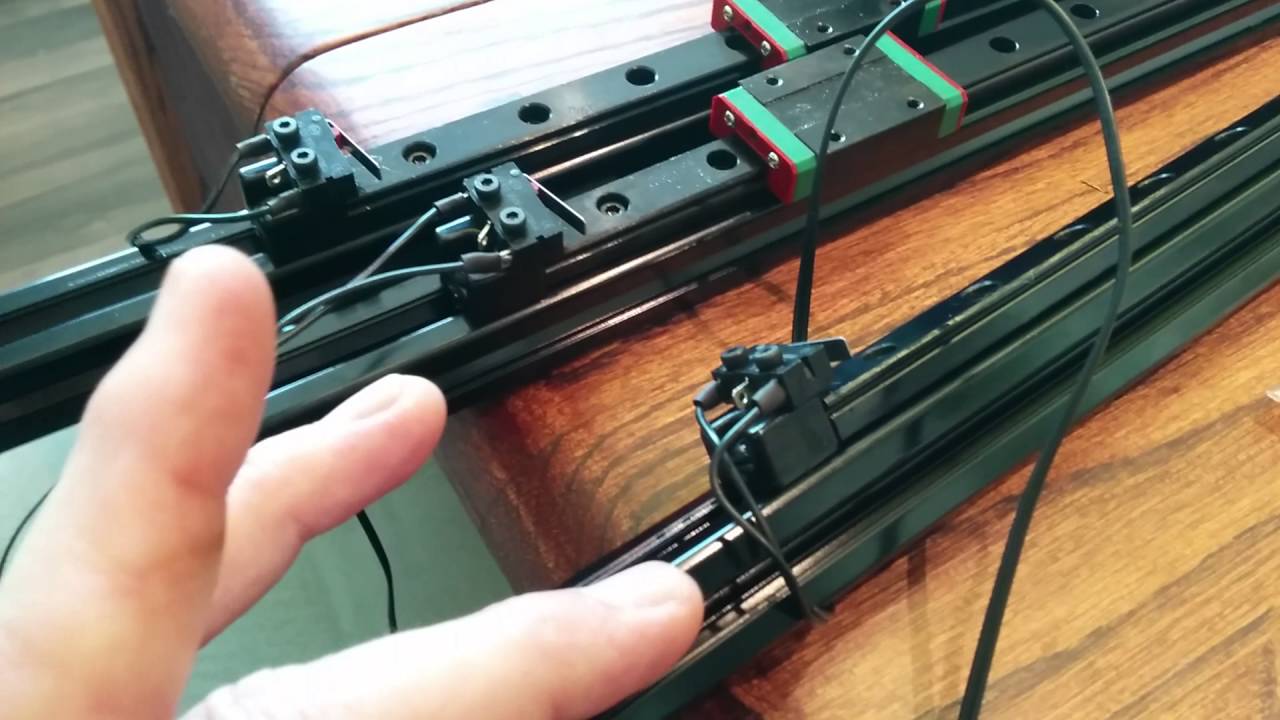 Micro Adjust Rails Micromake linear rails adjustment - YouTube