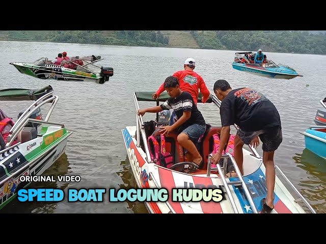 Speed Boat Logung Kudus Terkini 2024, wisata perahu dan speedboat bendungan logung, zink kudus class=
