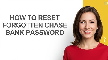 How to Reset Forgotten Chase Bank Password - AshleyHowTo