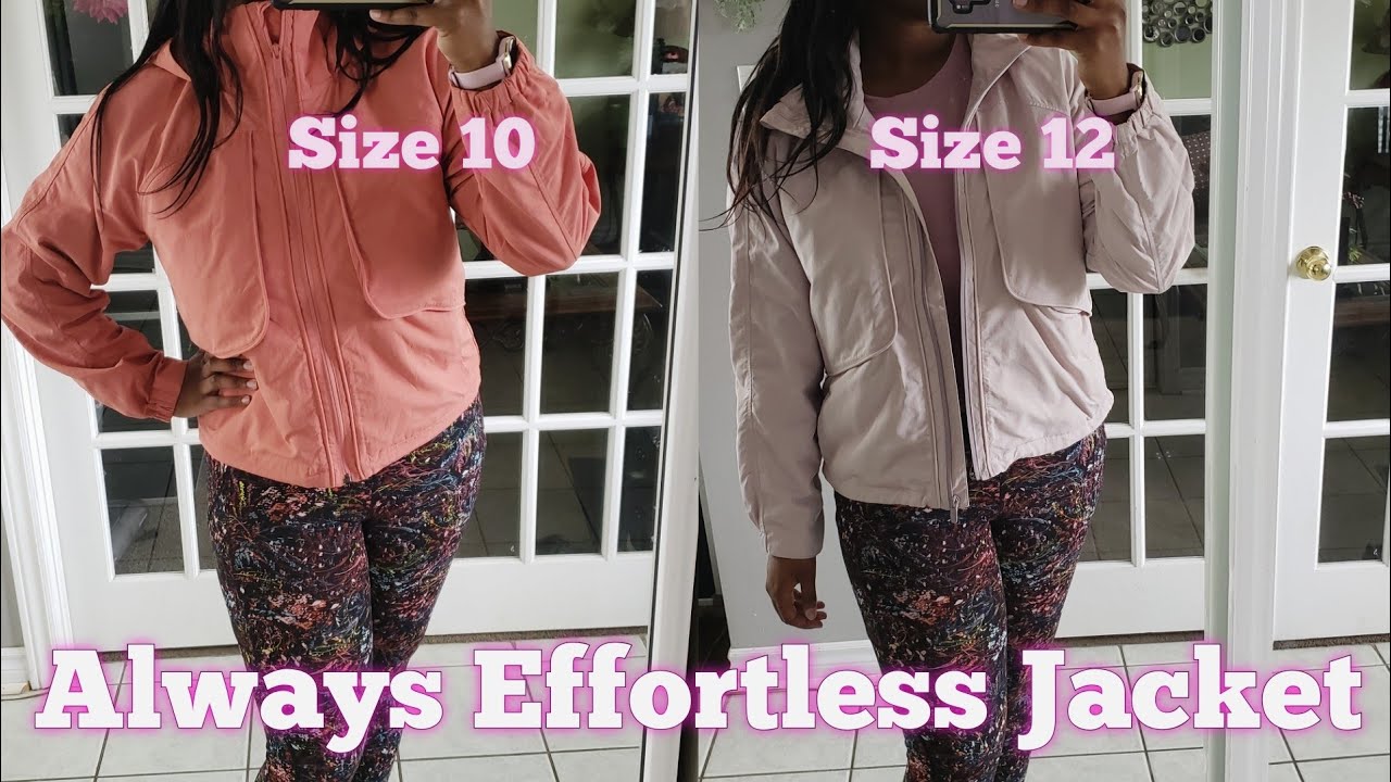 Lululemon Always Effortless Jacket Review & Size Comparison 