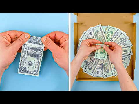 15 Креативных Идей, как Дарить Деньги 💸💸 DIY Подарки на Свадьбу, Новый Год, День Рождения