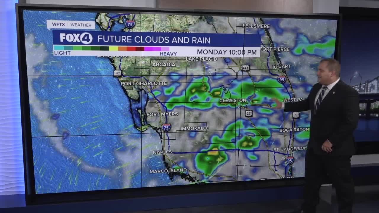 FORECAST: Increasing rain chances into the workweek - YouTube