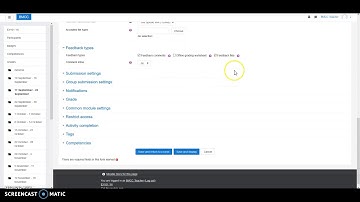 Creating and Grading Assignments in Moodle