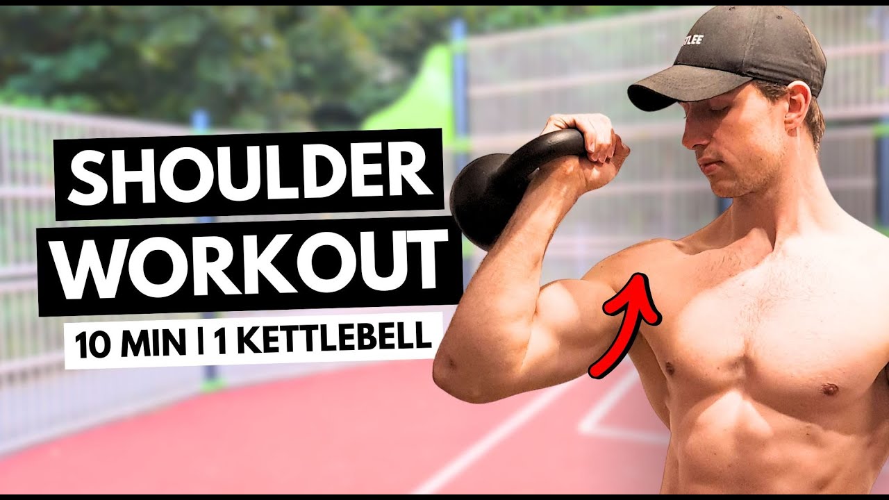 10 MINUTE KETTLEBELL SHOULDER WORKOUT | One Kettlebell Only