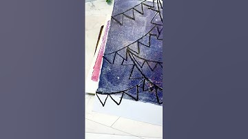 Gelli Plate - Oil Pastel Resist Technique - 2 Prints #gelliprinting #gelliplate #oilpastel #makeart