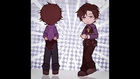 || Bounce it! || Mike and William Afton || late trend? || #fnaf #michealafton #williamafton #gacha