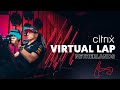 Citrix virtual lap  max verstappen at the dutch grand prix