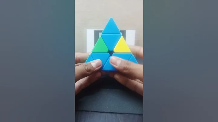 How to solve 2 corners on pyraminx #shorts #pyramid