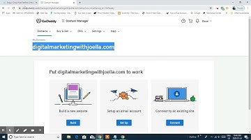 How to connect your go-daddy domain name to builderall