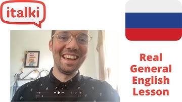 Actual iTalki General English Lesson with C1 Level Student