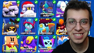 OYUNDAKİ EN İYİ 15 DESTANSI KOSTÜMÜ SIRALADIM !! BRAWL STARS