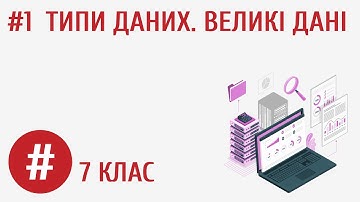 Типи даних. Великі дані #1