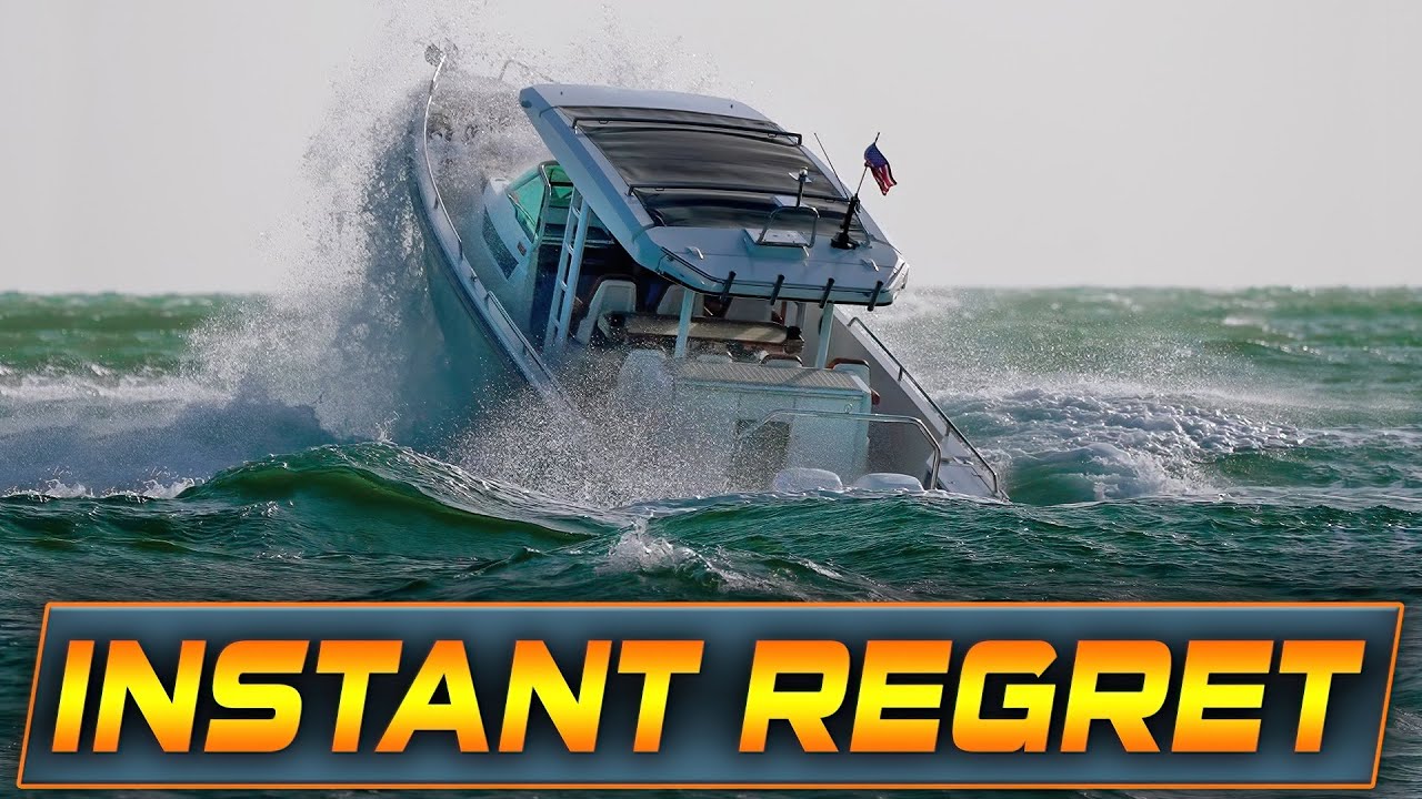 ⁣CAPTAIN IGNORES SMALL CRAFT ADVISORY AT HAULOVER INLET !! | WAVY BOATS | HAULOVER BOATS