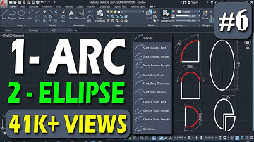#6 | ELLIPSE | ARC | AutoCAD FULL Tutorial for Beginners @DeepakVerma_cad