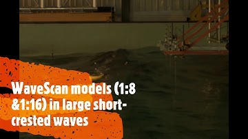 WaveScan Models (1:18 & 1:16) in large short crested waves