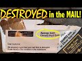 Near disaster package destroyed in the mail did we lose any coins