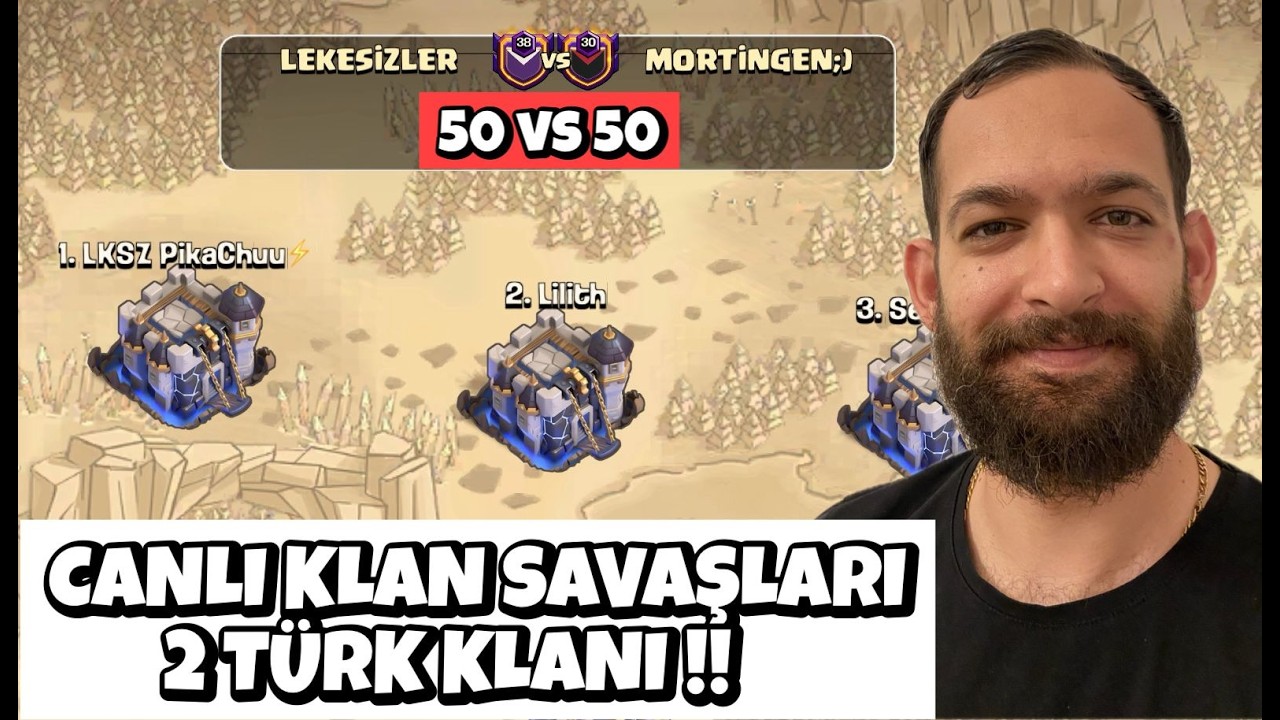 LEKESİZLER vs MORTİNGEN ! CLASH OF CLANS