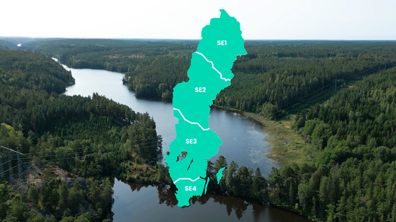 Därför har Sverige fyra elområden