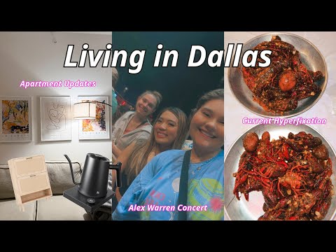 Living in Dallas Vlog// Apartment Update, New Hyperfixation, Gym PR + Work!
