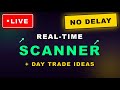 Live Stock Market Scanner and Day Trade Ideas, NO DELAY. Morning Gappers Momentum and Halt Scanner