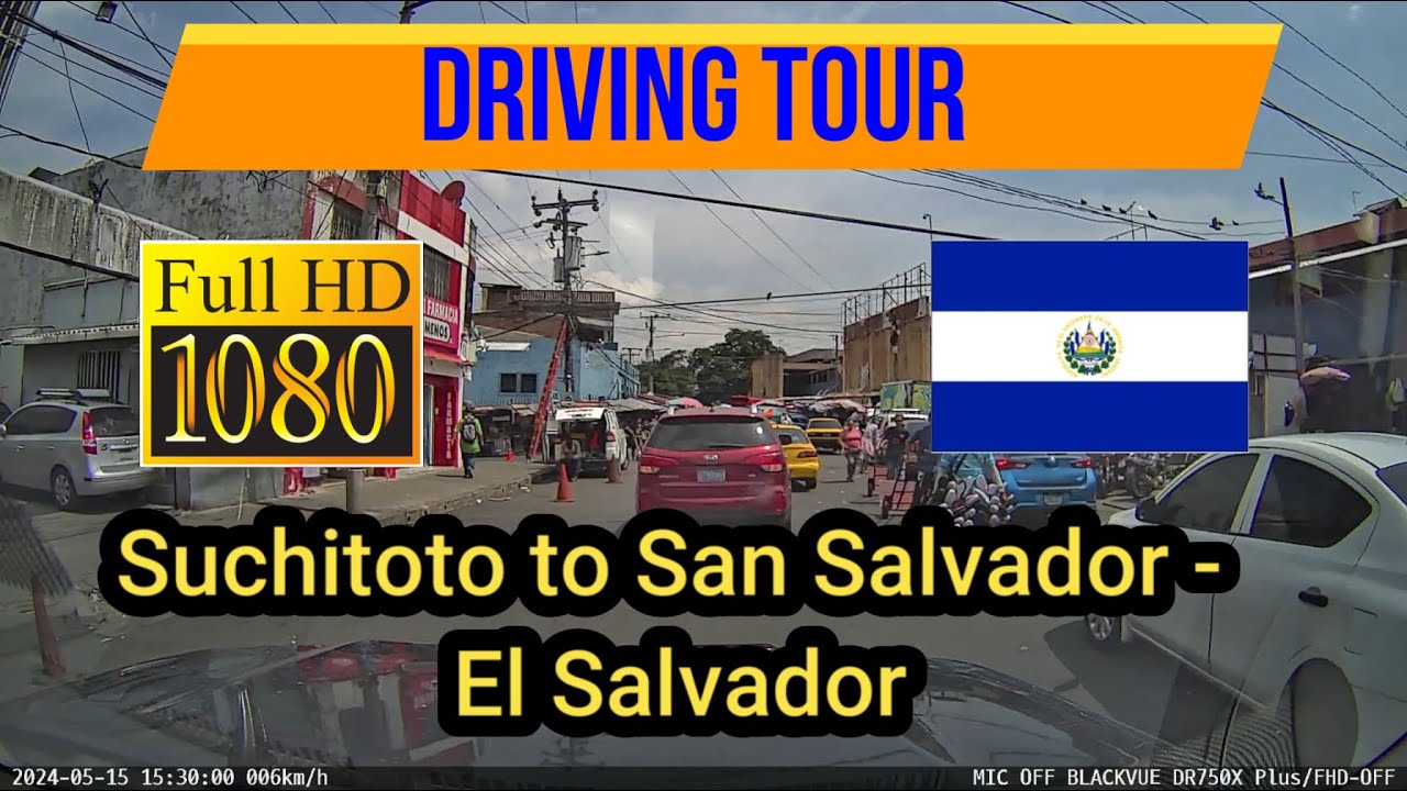 263. Drive from Suchitoto to San Salvador - El Salvador