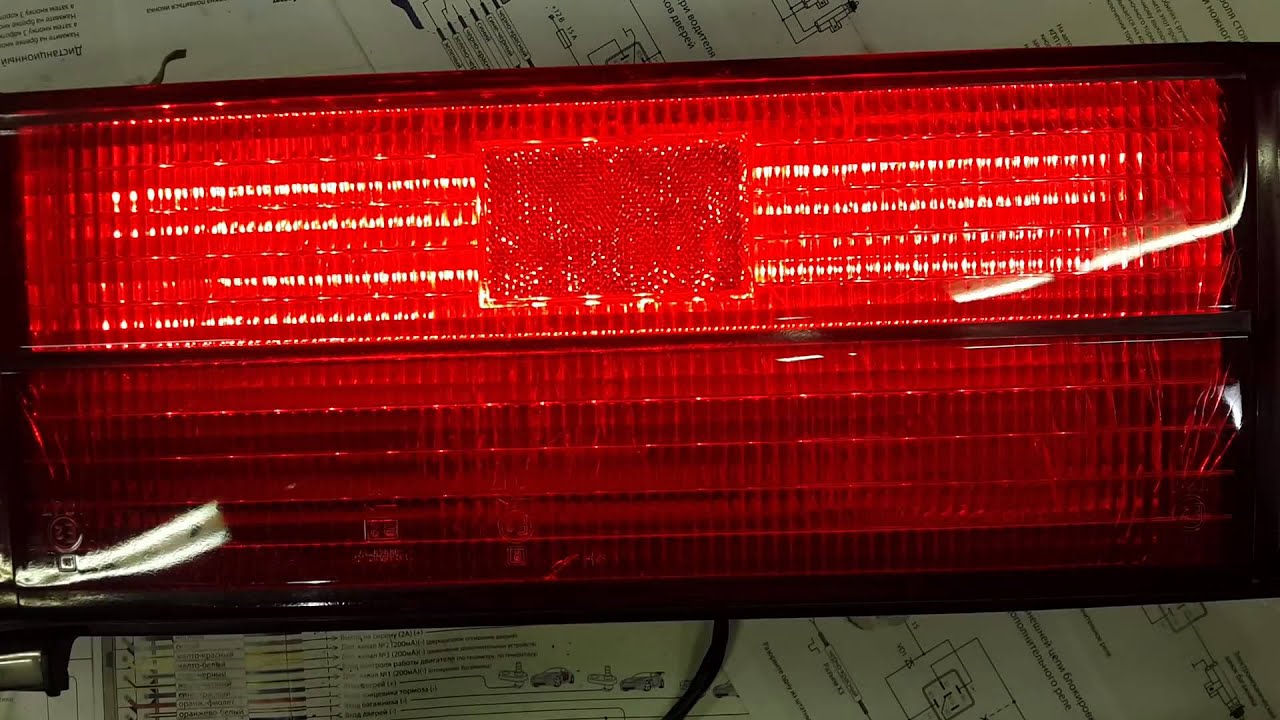 Рассеивание света при использовании светодиодов в стопах и габаритах ...